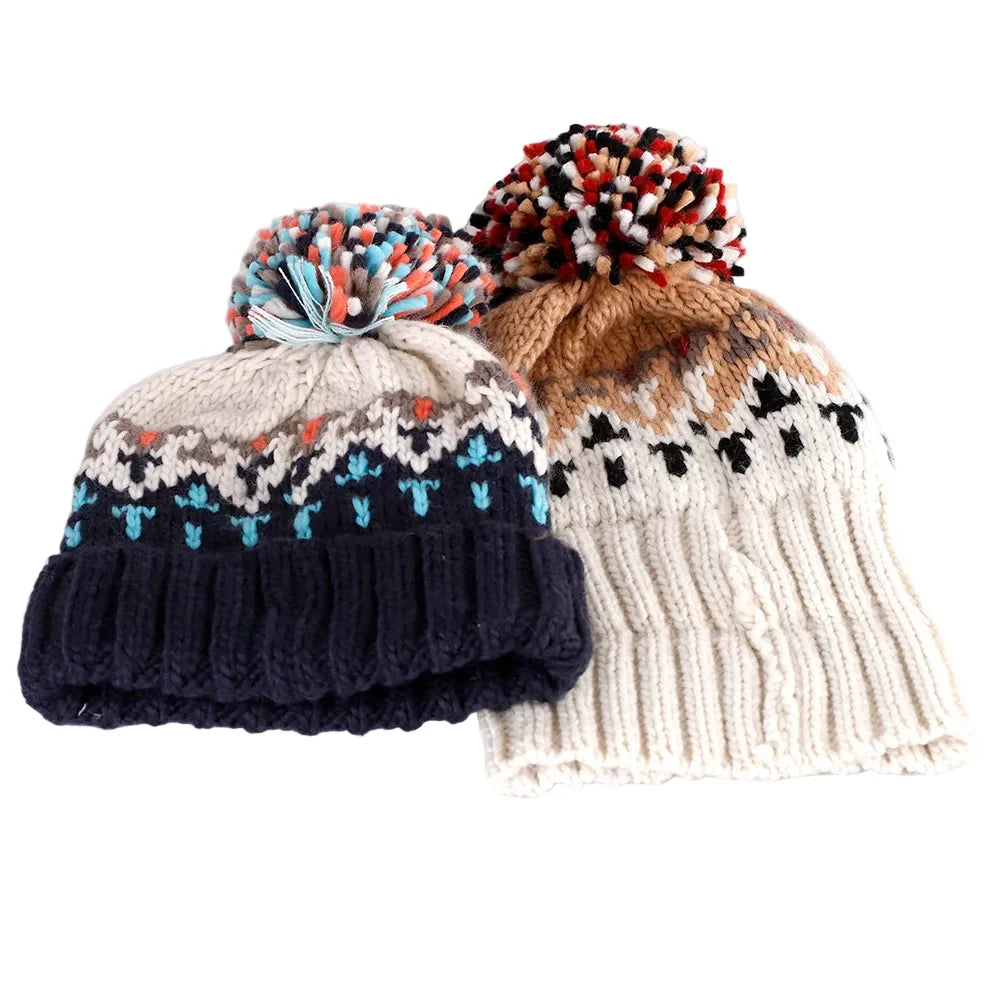 Anderson Christmas Winter Pom Pom Knitted Beanie