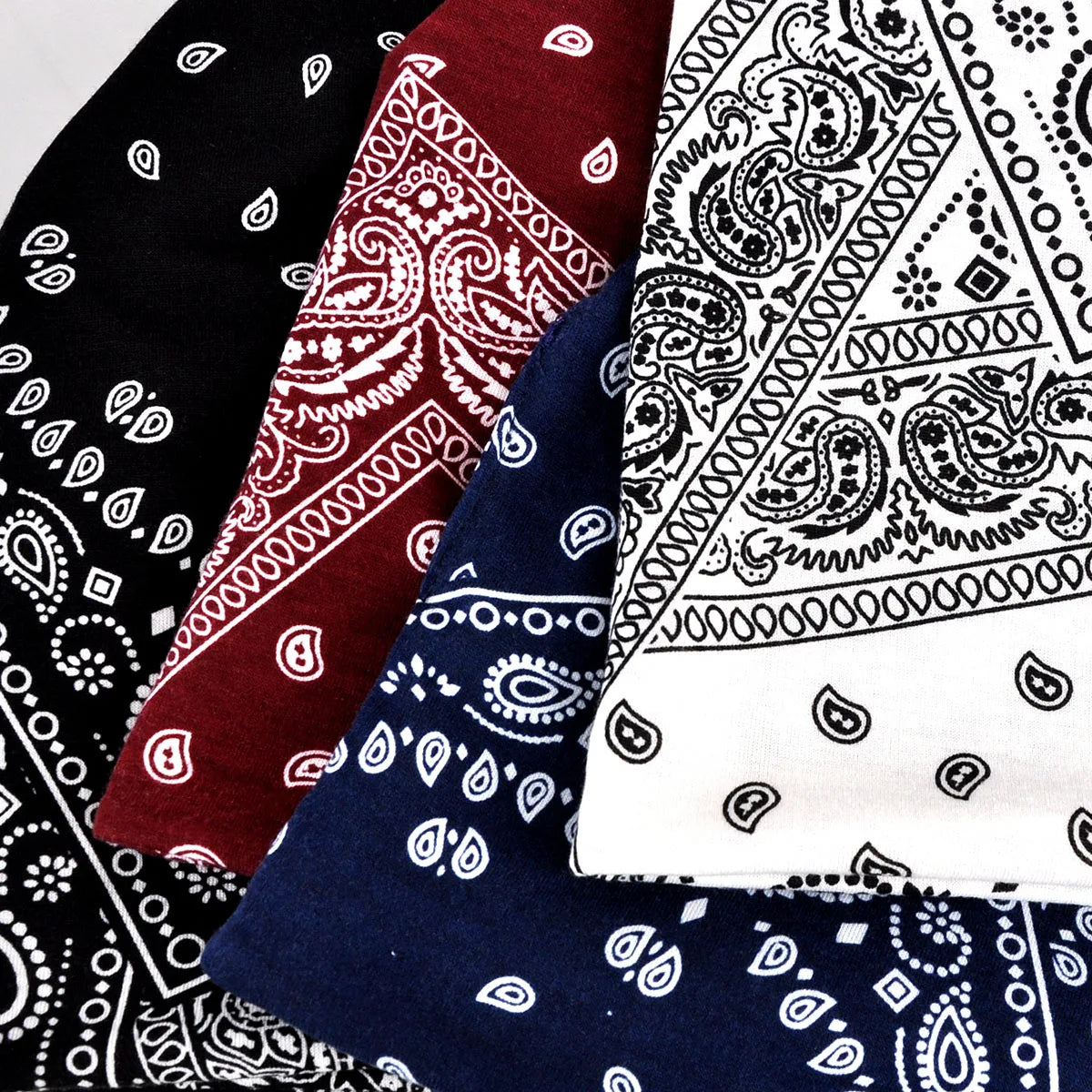 Floral Cashew Cotton Snood Beanie