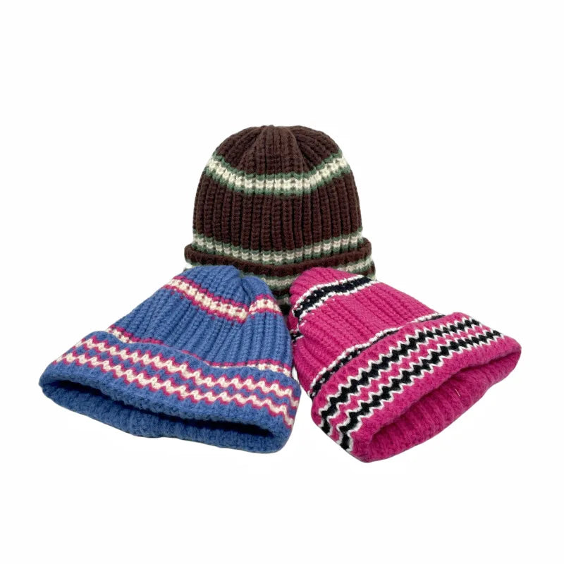 Fremont Winter Striped Knitted Beanie