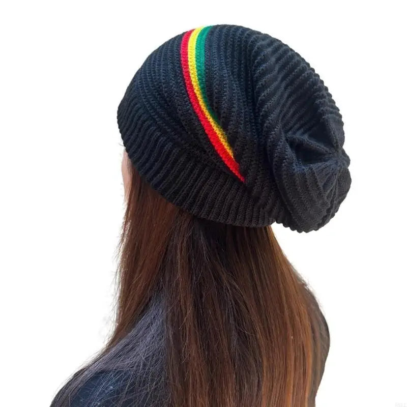 Jamaica Reggae Slouchy Knitted Beanie