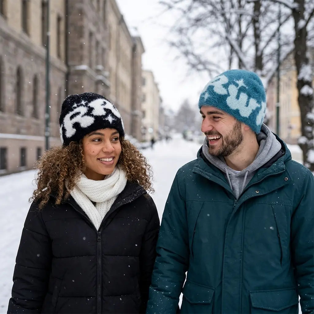 RRW Winter Knitted Fur Beanie