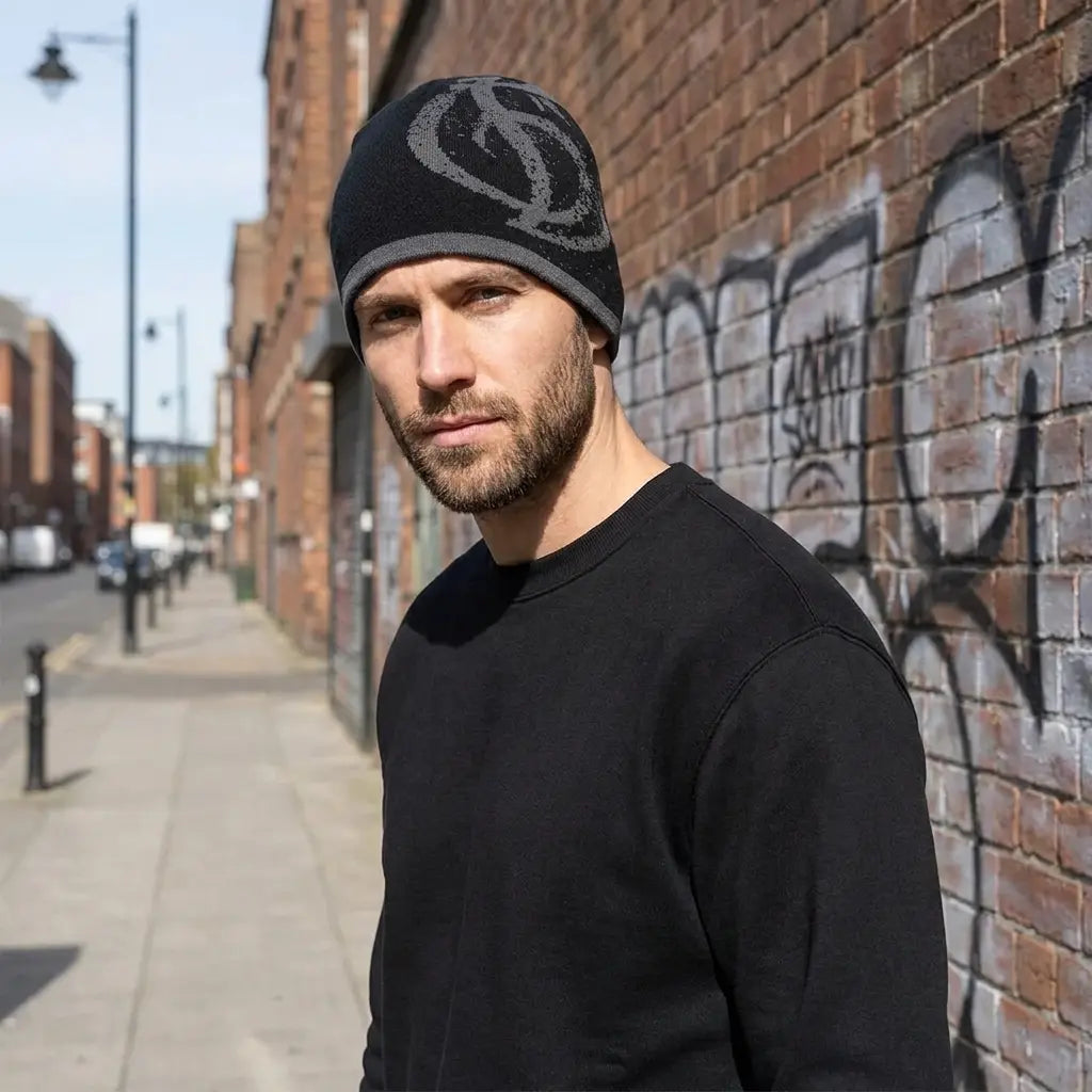 Treble Clef Winter Cotton Beanie