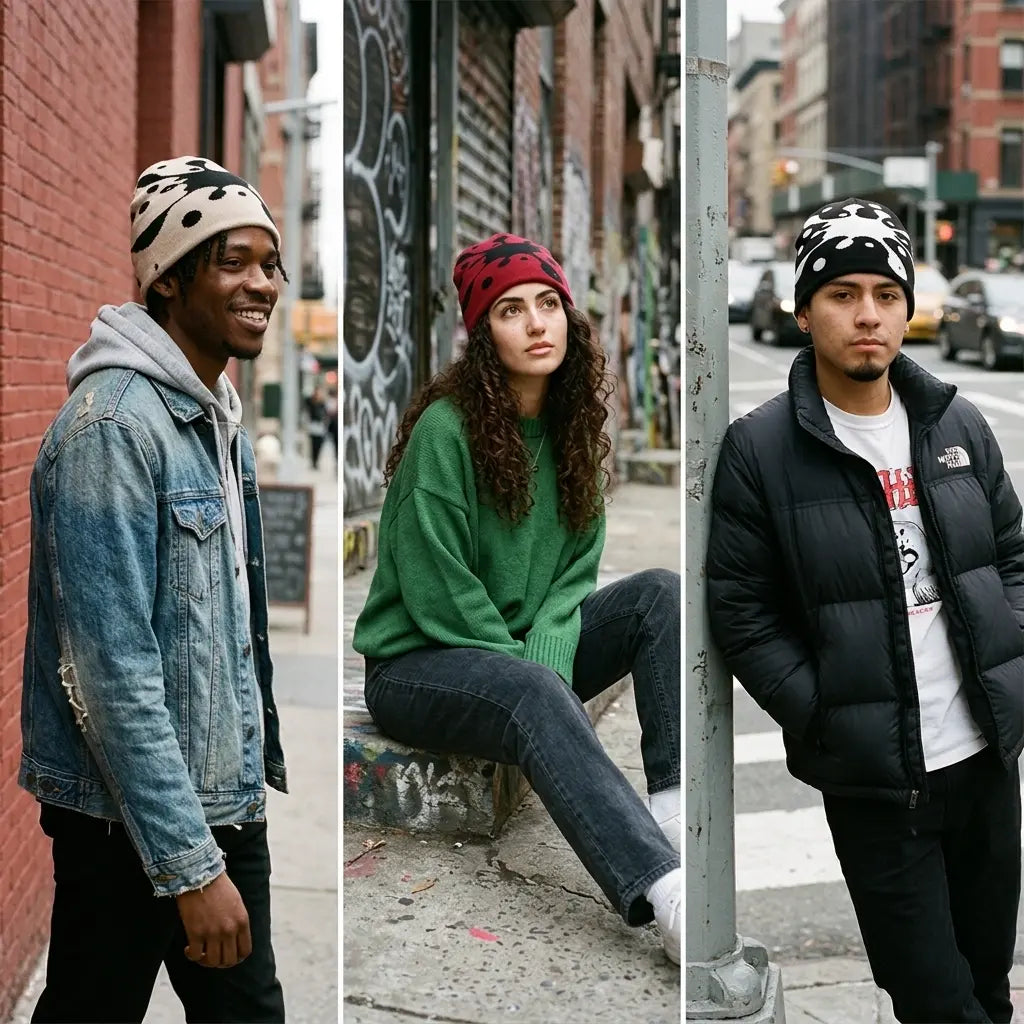 Water Drop Knitted Beanie