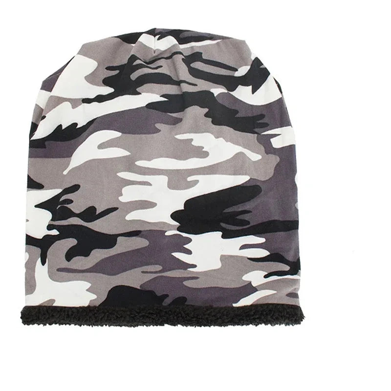Winter Camouflage Cotton Beanie