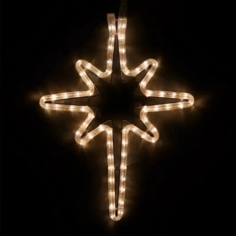 18" Warm White LED Bethlehem Star