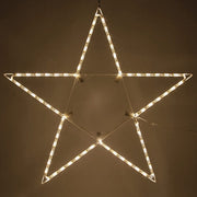 48" Warm White LED Folding Star