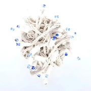 50 5mm ColorCraft® Arctic - Teal, Blue, and Cool White LED Christmas Lights, 6" Spacing, White Wire