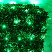 5mm 4' x 6' Green LED Net Lights, Green Wire