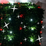 5mm 4' x 6' Red, Cool White DreamSpark® Smooth Fade LED Net Lights, Green Wire