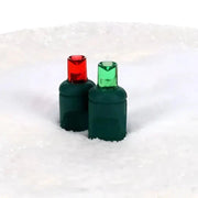 5mm 4' x 6' Red, Green DreamSpark® Smooth Fade LED Net Lights, Green Wire