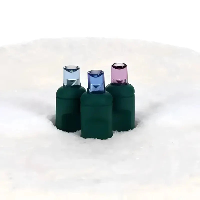 5mm 4' x 6' Stardust - Blue, Purple, Teal DreamSpark® Smooth Fade LED Net Lights, Green Wire