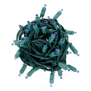 70 5mm Blue DreamSpark® Slow Fade LED Christmas Lights, 4" Spacing, Green Wire