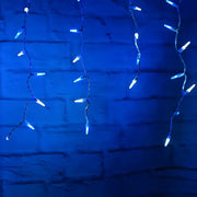 70 M5 Blue, Cool White DreamSpark® Slow Fade LED Icicle Lights, White Wire [CLOSEOUT]