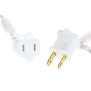 70 M5 Blue LED Icicle Lights, White Wire