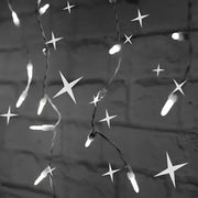 70 M5 Cool White DreamSpark® Slow Fade LED Icicle Lights, White Wire [CLOSEOUT]