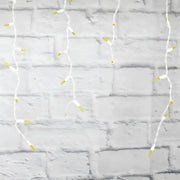 70 M5 Gold DreamSpark® Slow Fade LED Icicle Lights, White Wire [CLOSEOUT]