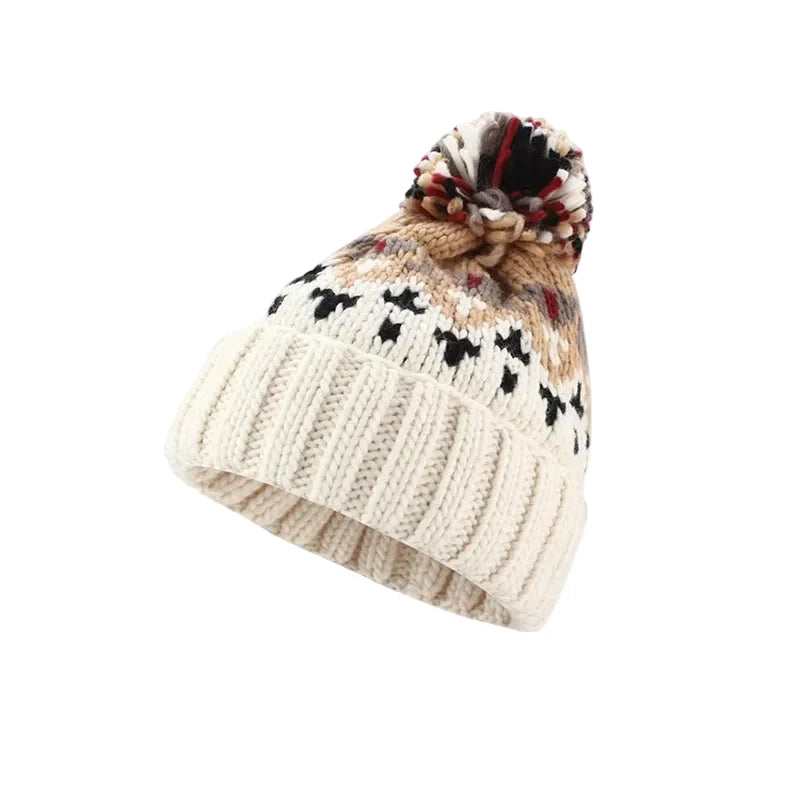 Anderson Christmas Winter Pom Pom Knitted Beanie