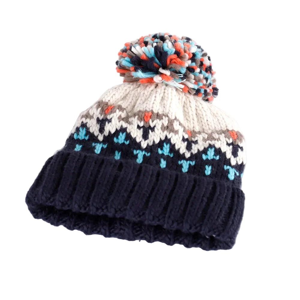Anderson Christmas Winter Pom Pom Knitted Beanie