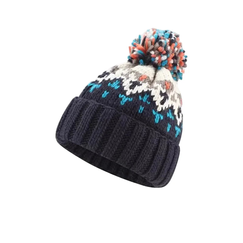 Anderson Christmas Winter Pom Pom Knitted Beanie