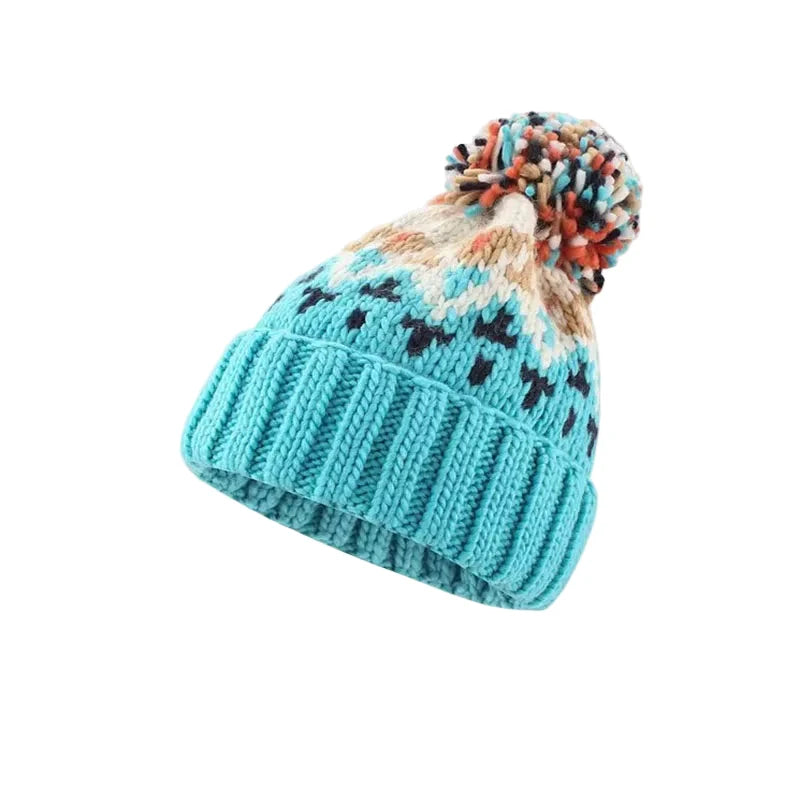 Anderson Christmas Winter Pom Pom Knitted Beanie