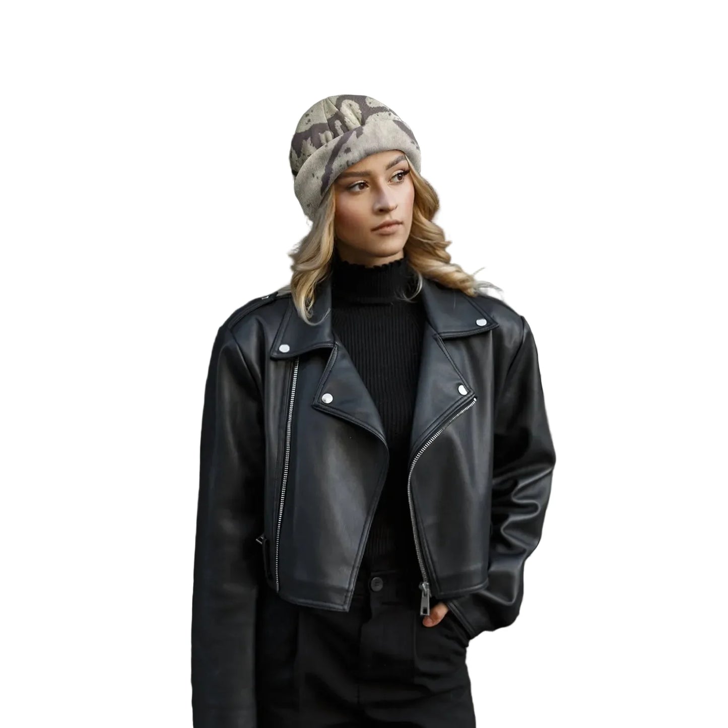 Vortex Winter Abstract Beanie