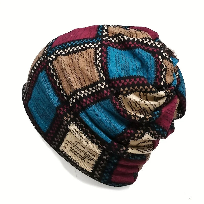 Bristol Vintage Plaid Beanie