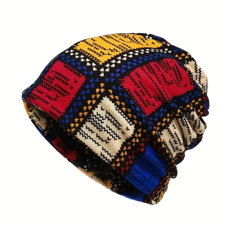 Bristol Vintage Plaid Beanie