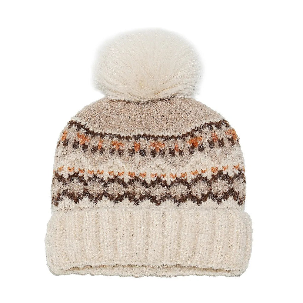 Christmas Winter Pom Pom Knitted Beanie