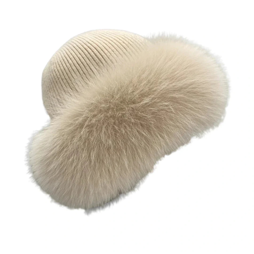 Dampierre Winter Woman Natural Fox Fur Russian Hat