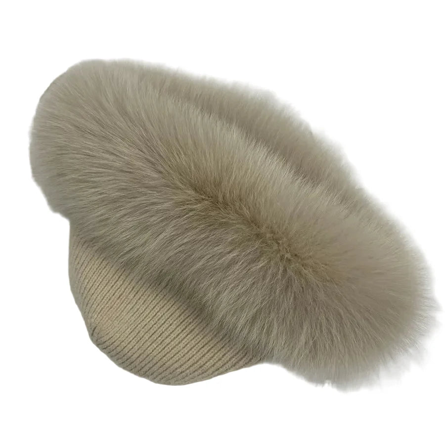 Dampierre Winter Woman Natural Fox Fur Russian Hat