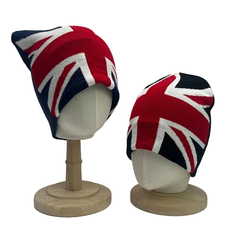 English Flag Knitted Beanie