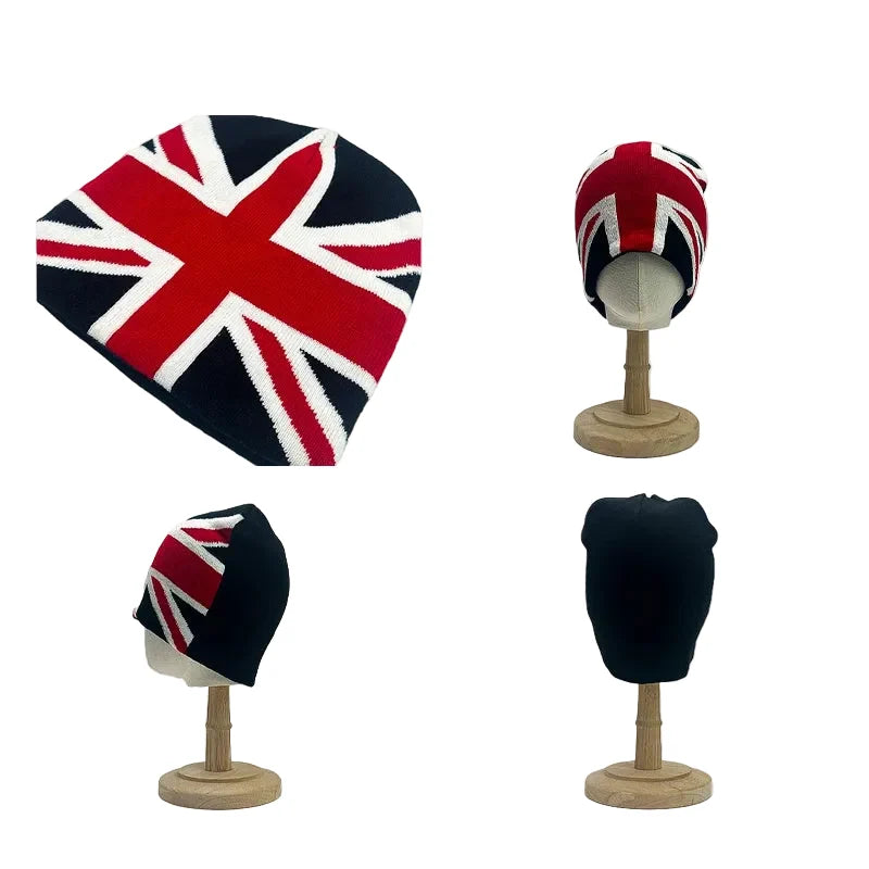 English Flag Knitted Beanie