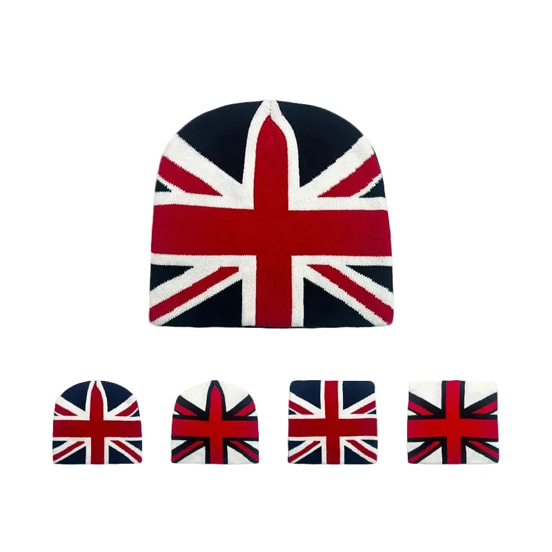 English Flag Knitted Beanie