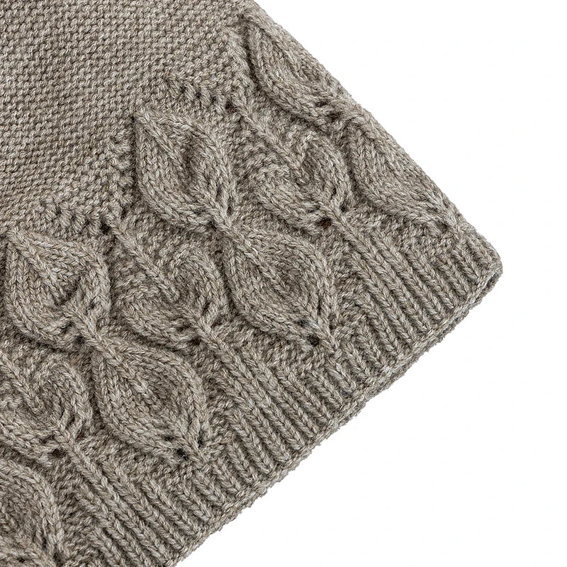 Fallen Leaves Winter Fur Beanie
