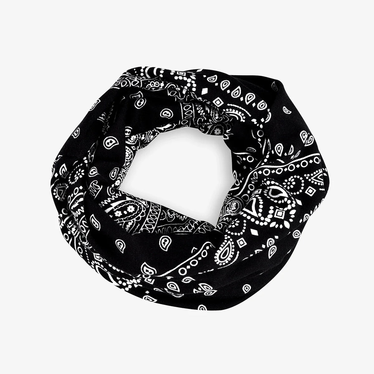 Floral Cashew Cotton Snood Beanie