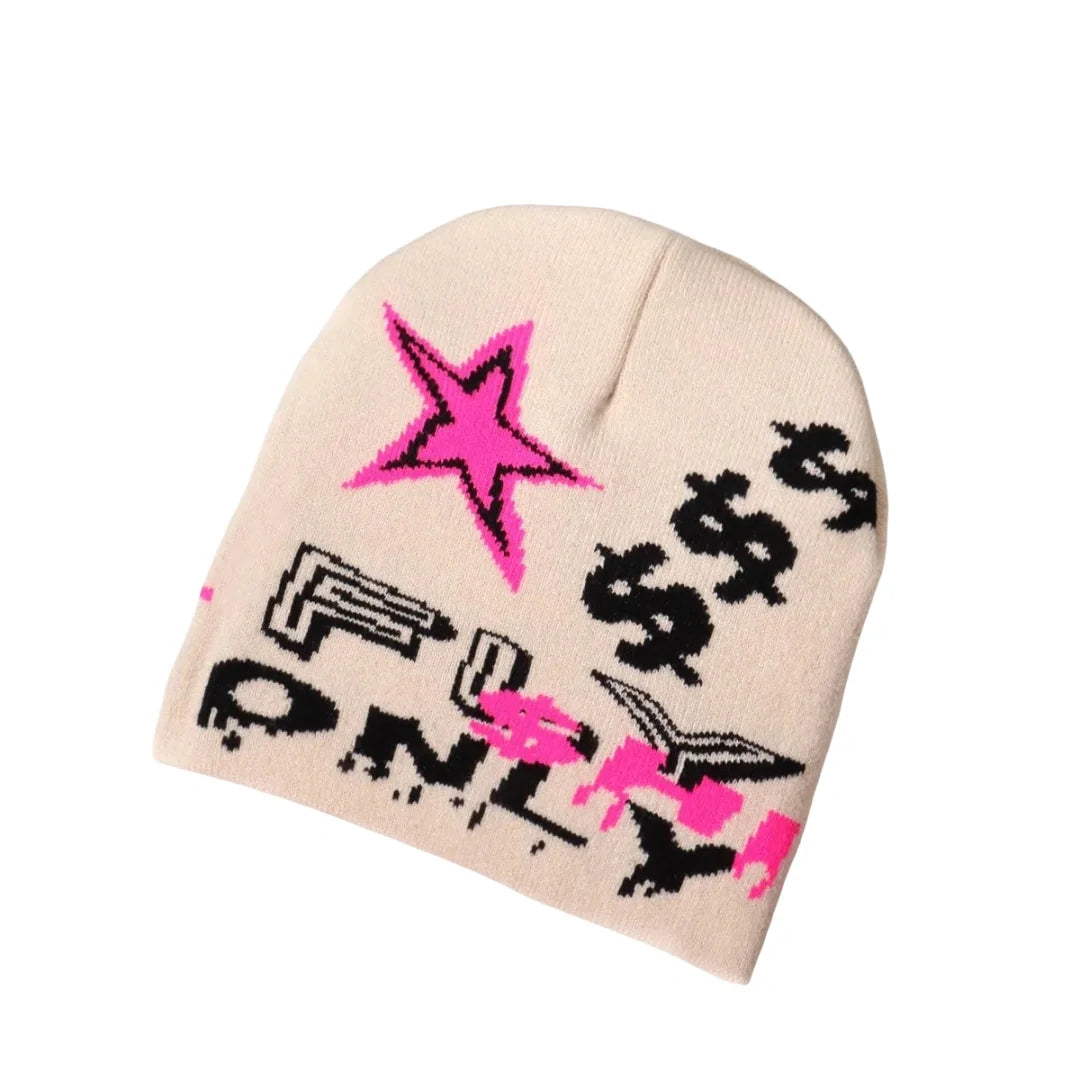 Fly Only Stars Knitted Beanie