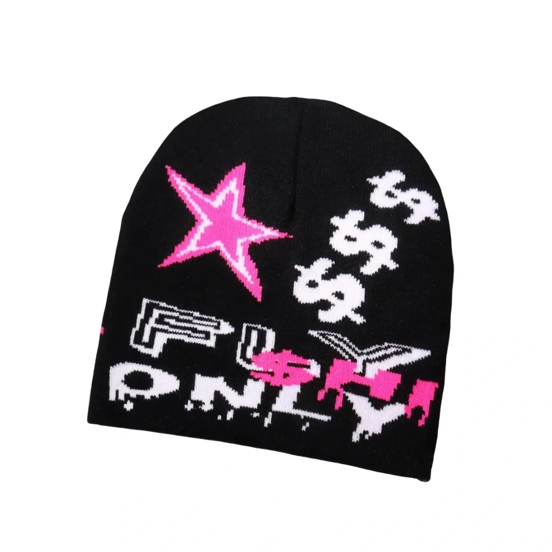 Fly Only Stars Knitted Beanie