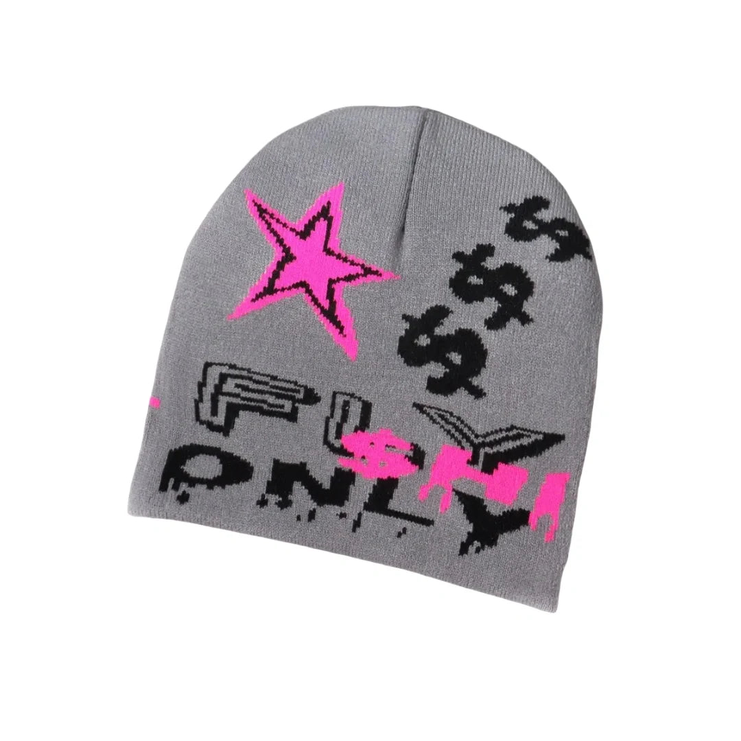 Fly Only Stars Knitted Beanie
