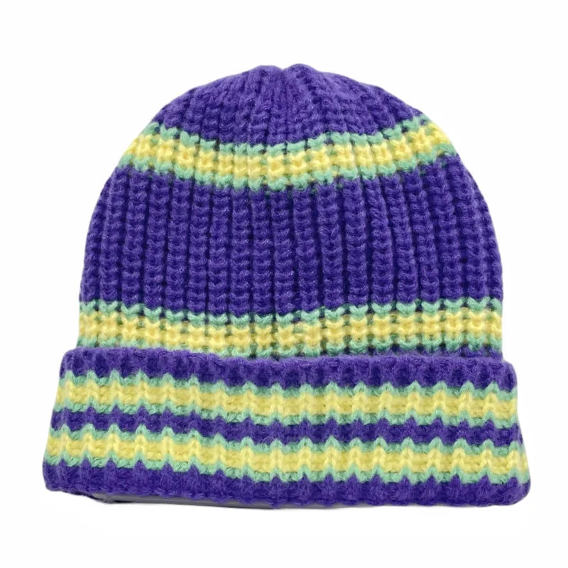 Fremont Winter Striped Knitted Beanie