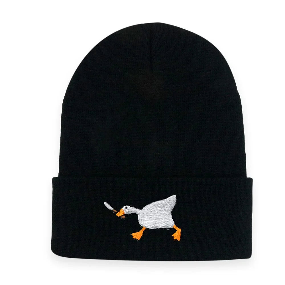 Gangster Goose Knitted Beanie