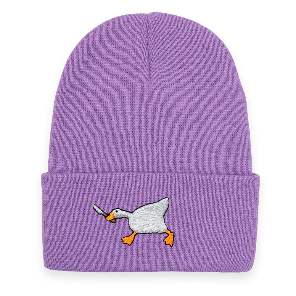 Gangster Goose Knitted Beanie
