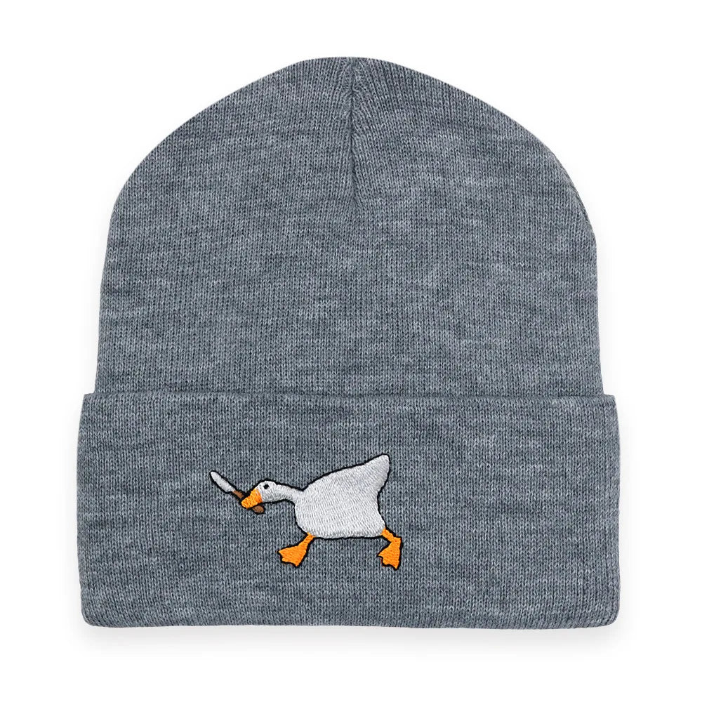 Gangster Goose Knitted Beanie