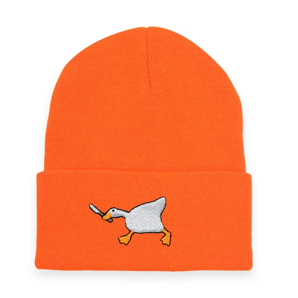 Gangster Goose Knitted Beanie
