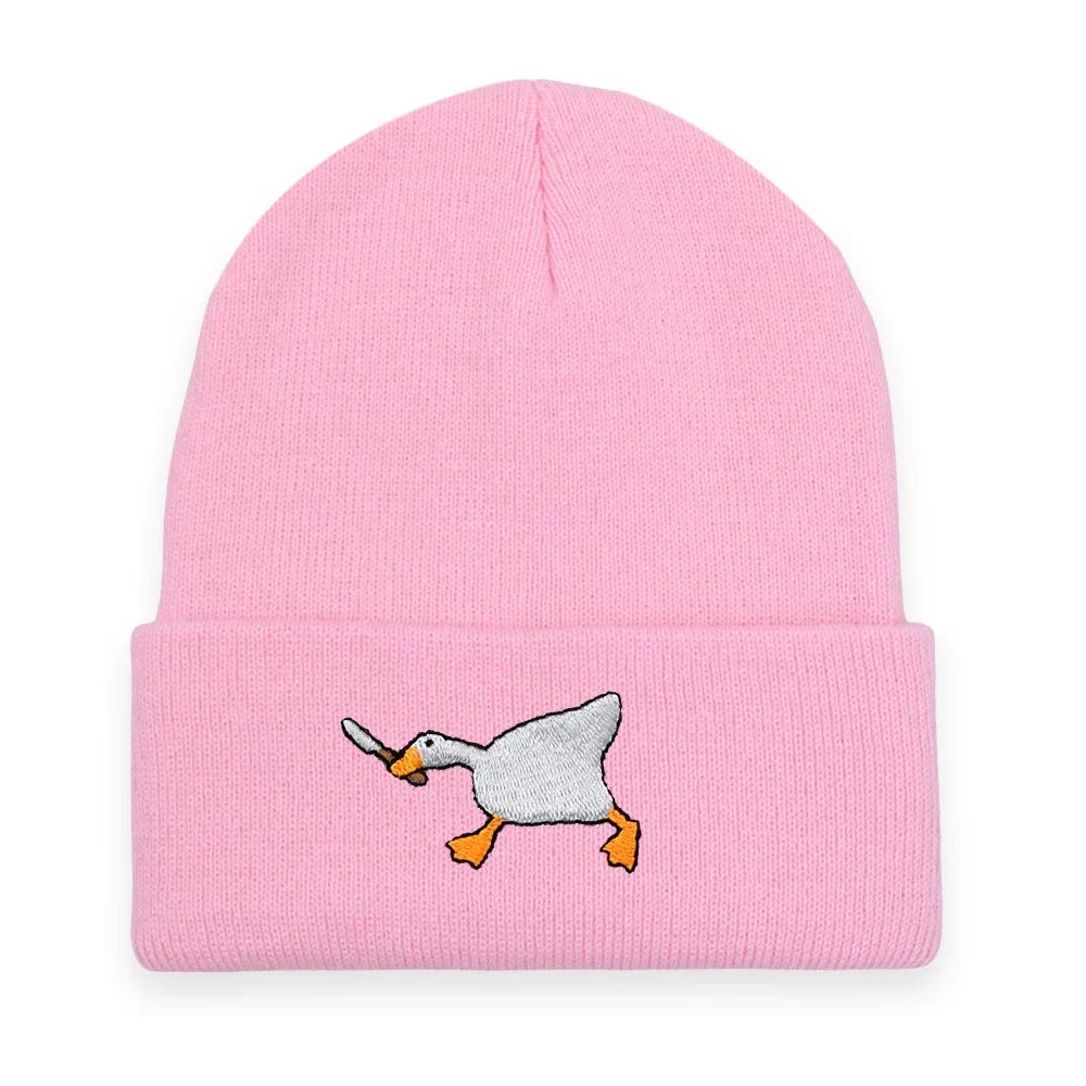 Gangster Goose Knitted Beanie
