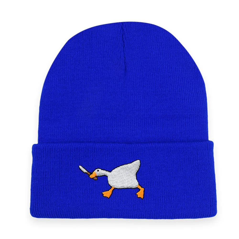 Gangster Goose Knitted Beanie