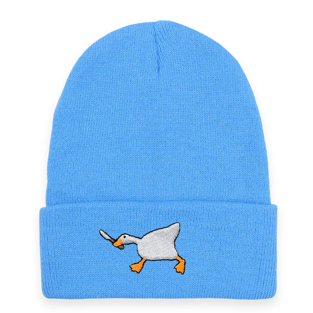 Gangster Goose Knitted Beanie
