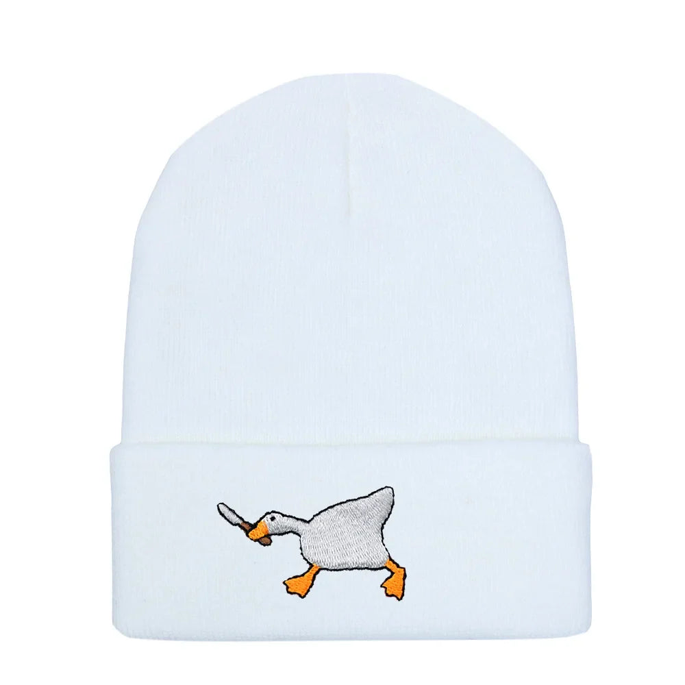Gangster Goose Knitted Beanie