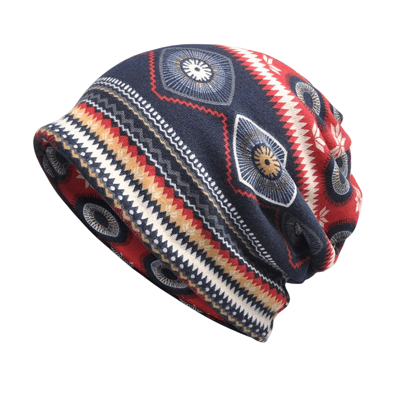 Ghelter Vintage Boho Cotton Snood Beanie