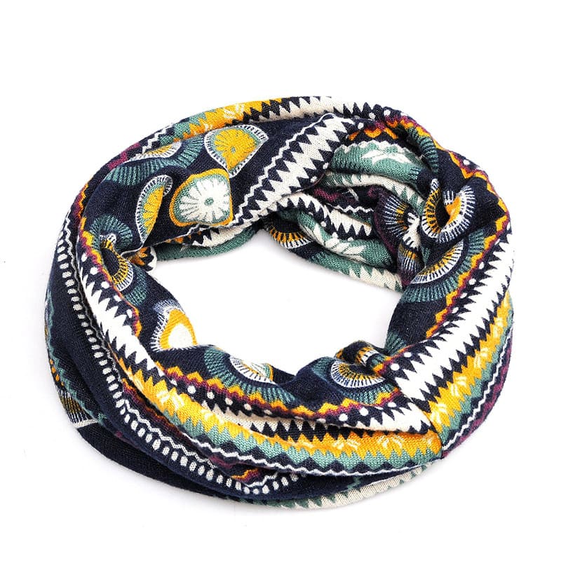 Ghelter Vintage Boho Cotton Snood Beanie