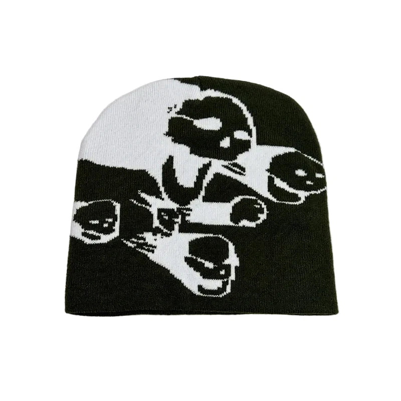 Halloween Ghosts Knitted Beanie